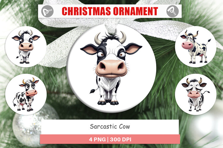 Ornament Sarcastic Cow example image 1