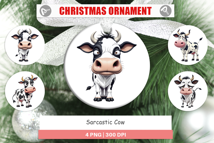 Ornament Sarcastic Cow