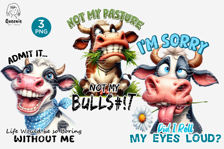 Funny Sarcastic Animal Quotes Png, Cow Sarcasm Saying