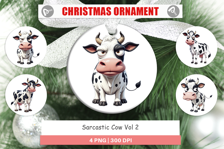 Ornament Sarcastic Cow