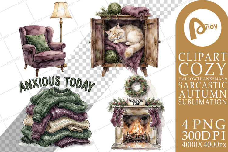 Cozy Season Survival Kit Sublimation example image 1