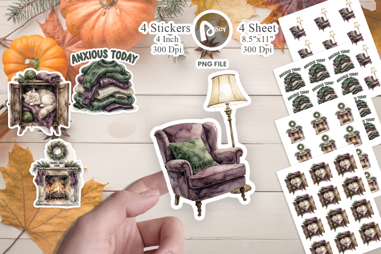 Cozy Season Survival Kit Sticker