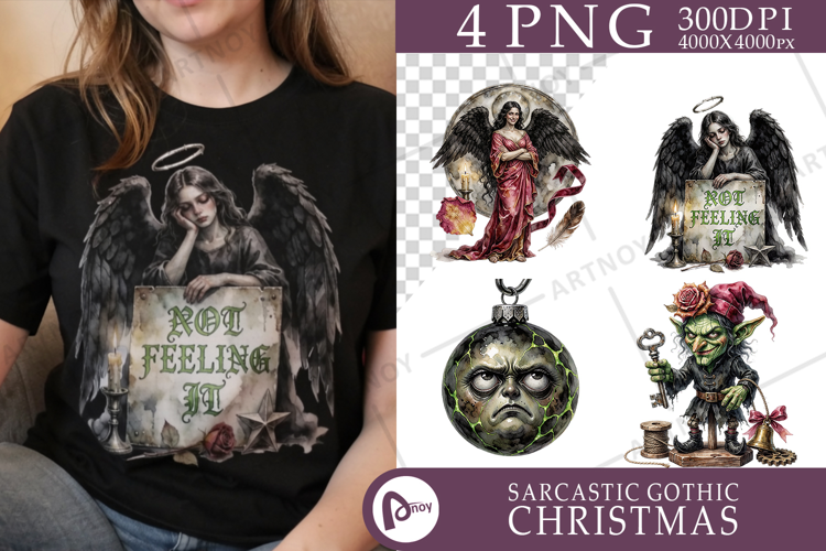 Dark Angel Ornament Sublimation