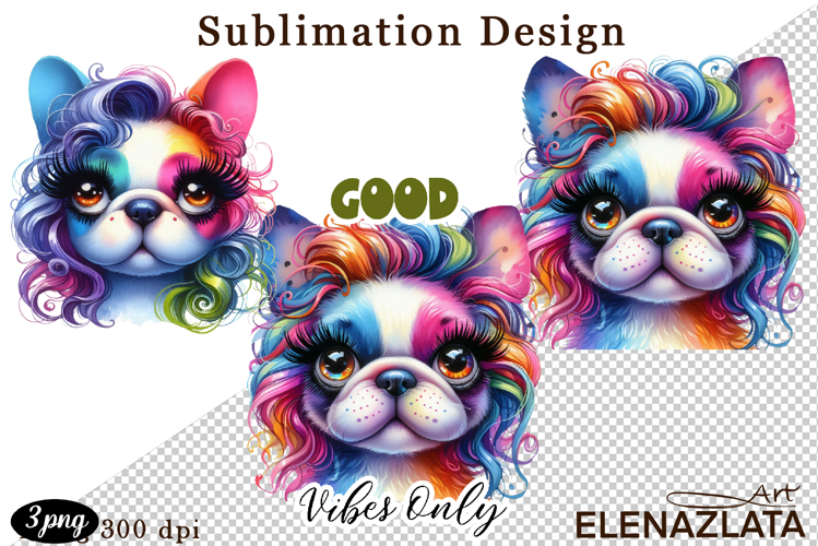 Cute Sarcastic duckling , dog sublimation clipart