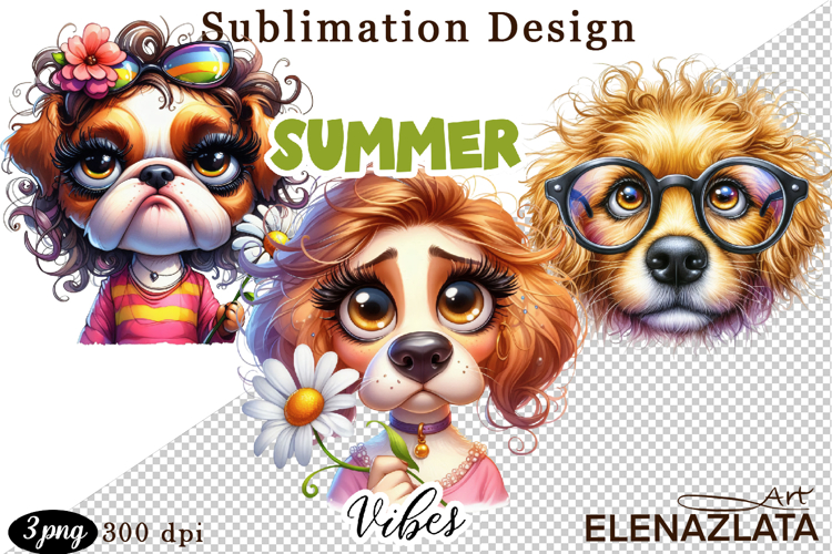 Cute Sarcastic duckling , dog sublimation clipart