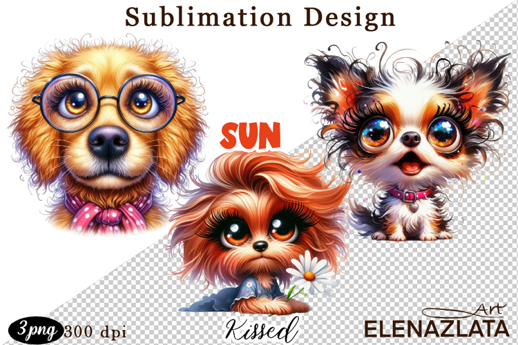 Cute Sarcastic duckling , dog sublimation clipart