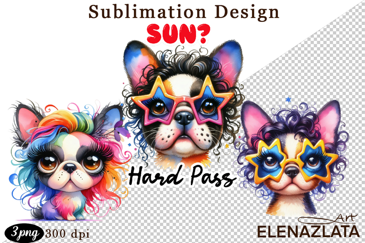 Cute Sarcastic duckling , dog sublimation clipart