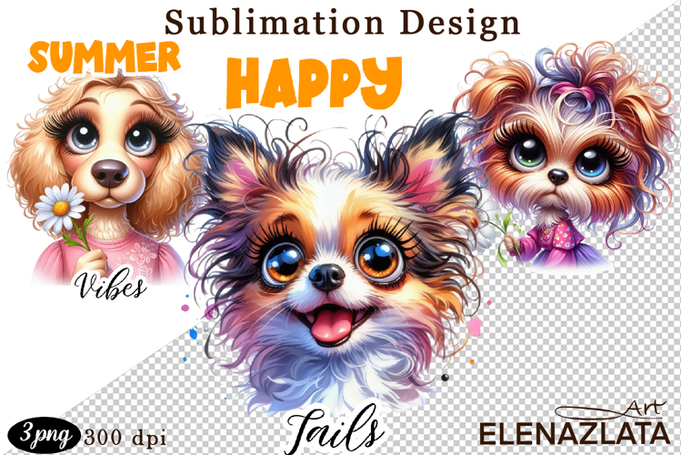 Cute Sarcastic duckling , dog sublimation clipart