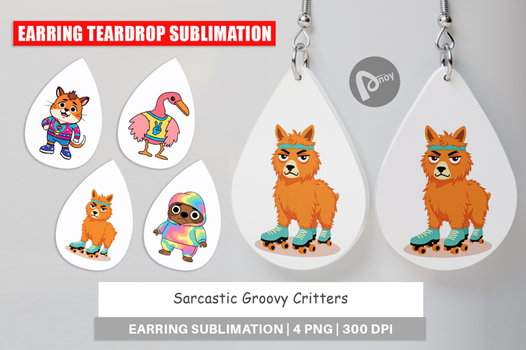 Sublimation Earring Designs Image 17