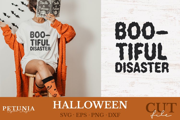 Sarcastic Halloween svg cut file being used as a funny Halloween Shirt Print
