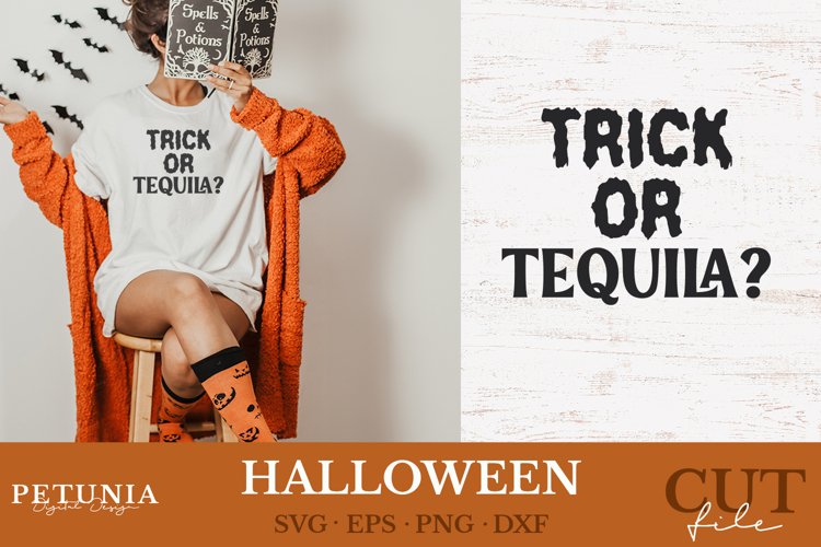 Sarcastic Halloween svg cut file being used as a funny Halloween Shirt Print