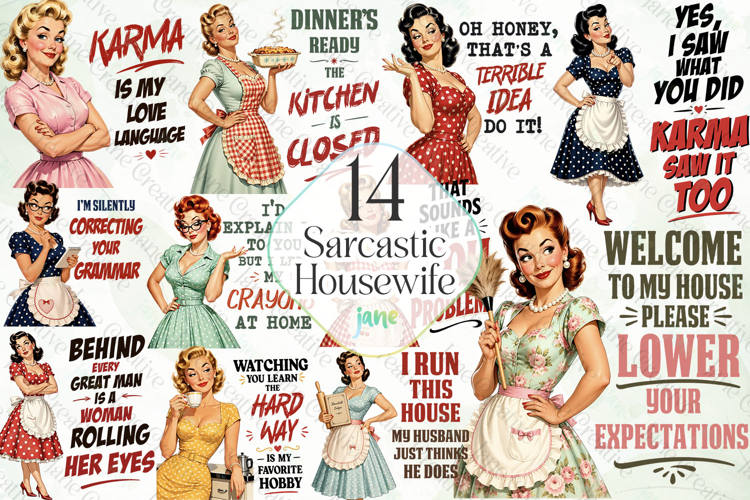 Sarcastic Housewife Bundle