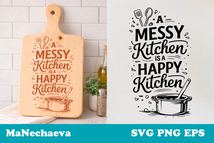 Funny Kitchen Quote SVG | Help With Dishes Cutting Board