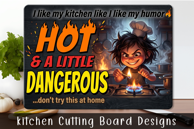Funny Sarcastic Kitchen Cutting Board Design Collection