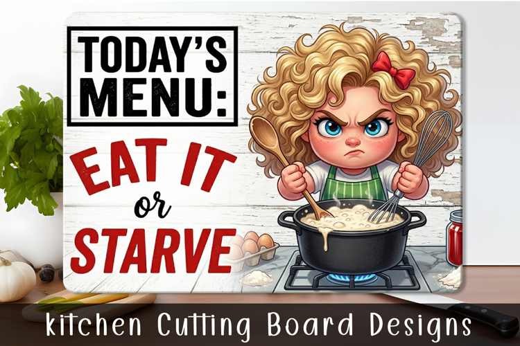 Funny Sarcastic Kitchen Cutting Board Design Collection