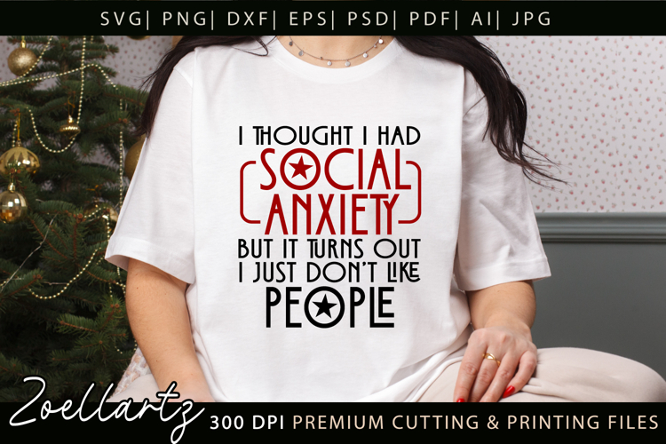 Sarcastic Mental Health SVG Funny Anxiety T-shirt Mug Design