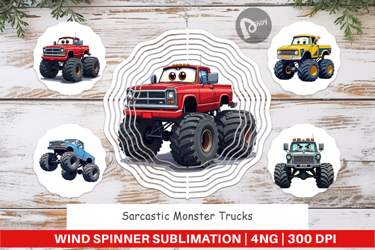 Monster Trucks Clipart Image 10