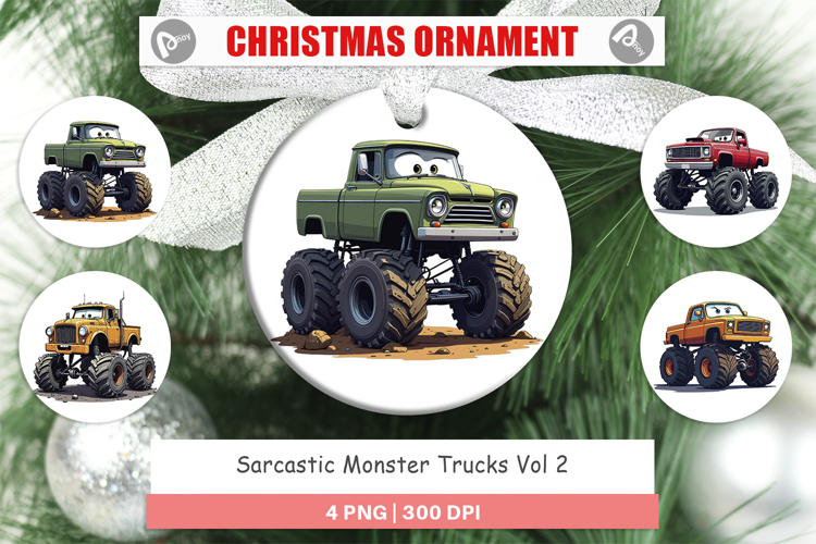 Monster Trucks Clipart Image 13