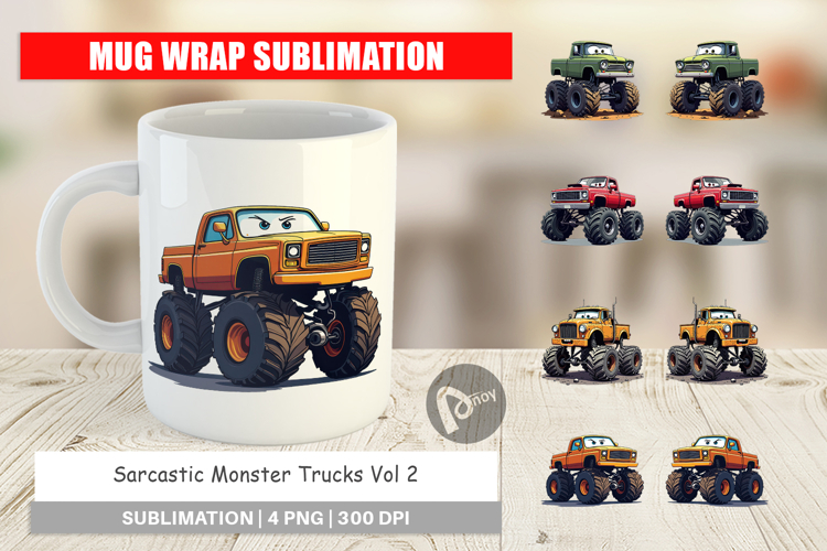 Monster Trucks Clipart Image 15