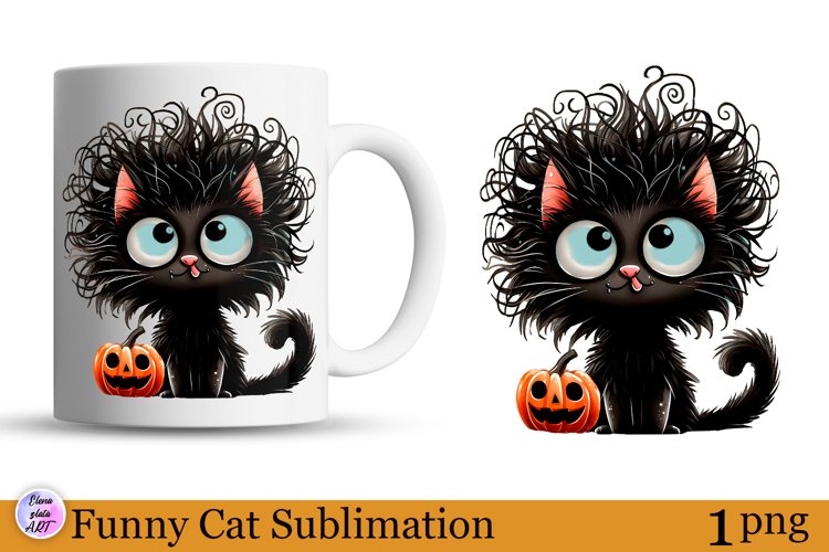 Funny cat Sublimation | Sarcastic halloween Print
