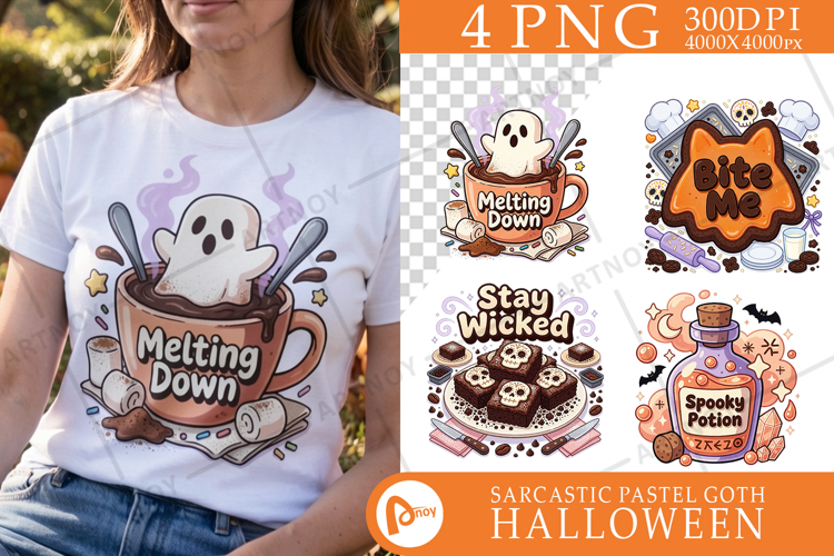 Pastel Halloween Treat Sublimation