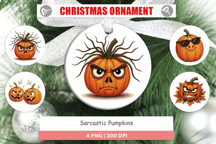 Ornament Sarcastic Pumpkins