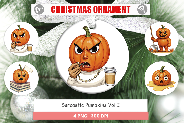 Ornament Sarcastic Pumpkins