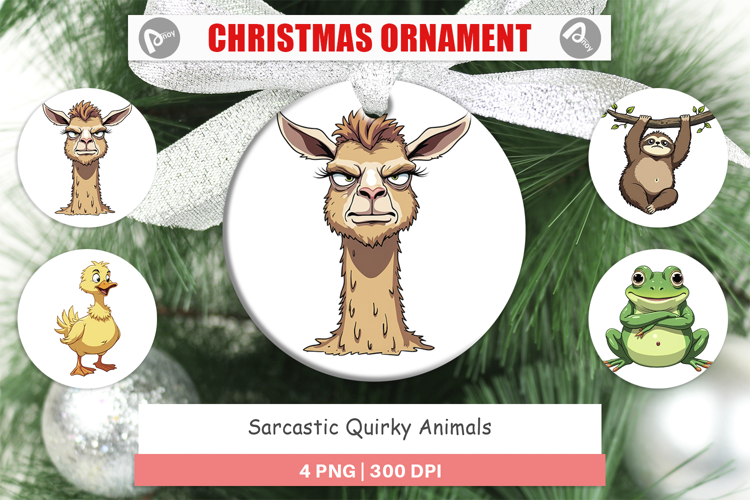 Ornament Quirky Sarcastic Animals