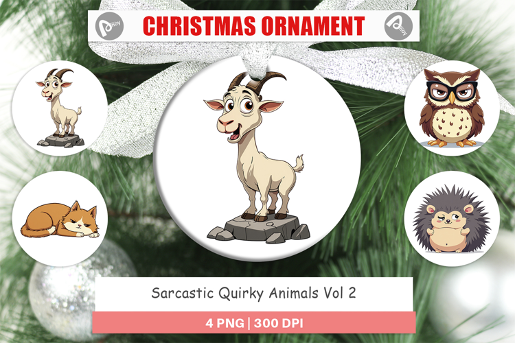 Ornament Quirky Sarcastic Animals