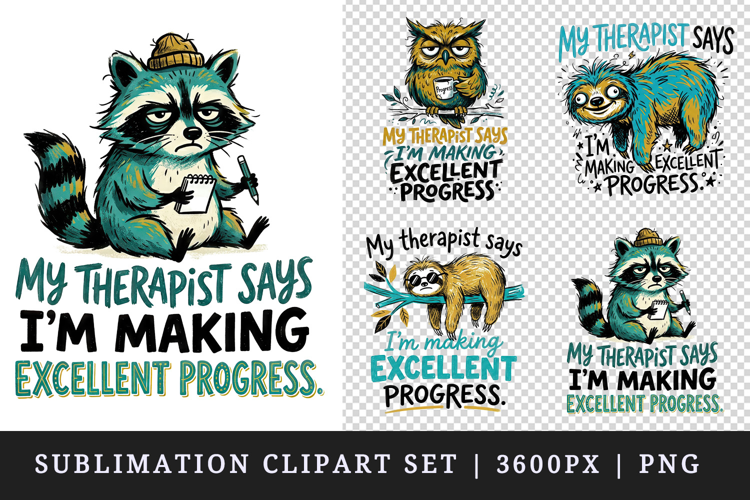 Sarcastic Quote clipart printable sublimation design png