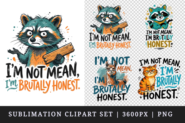 Sarcastic Quote clipart printable sublimation design png
