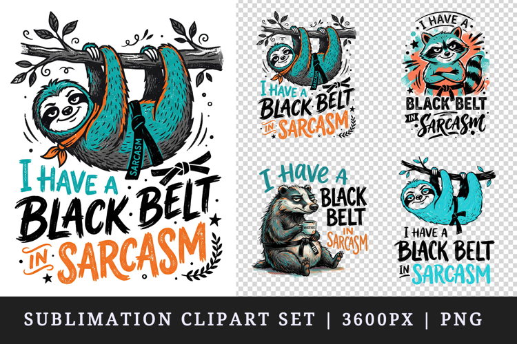 Sarcastic Quote clipart printable sublimation design png
