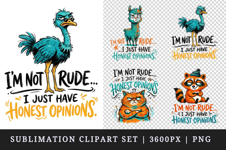 Sarcastic Quote clipart printable sublimation design png