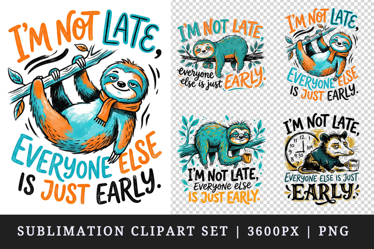 Sarcastic Quote clipart printable sublimation design png