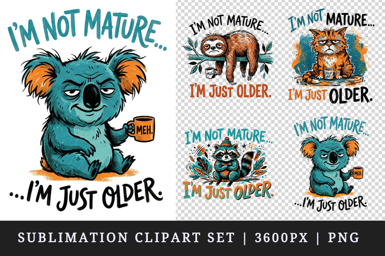 Sarcastic Quote clipart printable sublimation design png