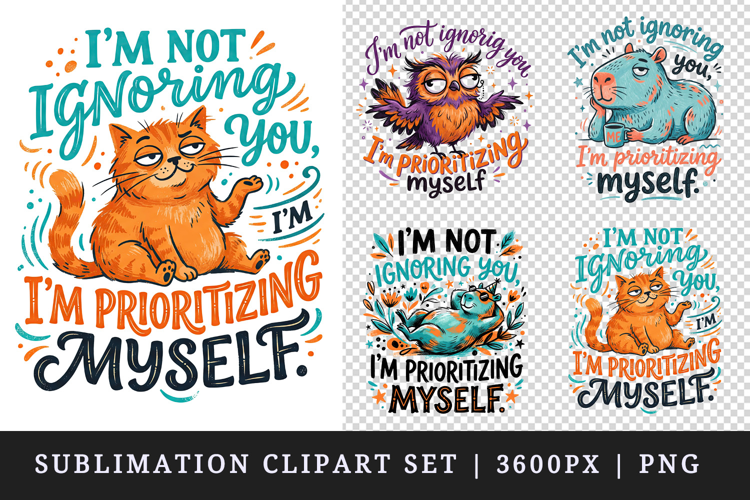 Sarcastic Quote clipart printable sublimation design png