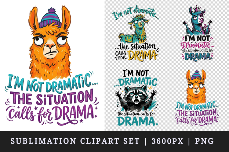 Sarcastic Quote clipart printable sublimation design png
