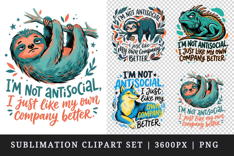 Sarcastic Quote clipart printable sublimation design png