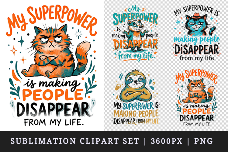 Sarcastic Quote clipart printable sublimation design png