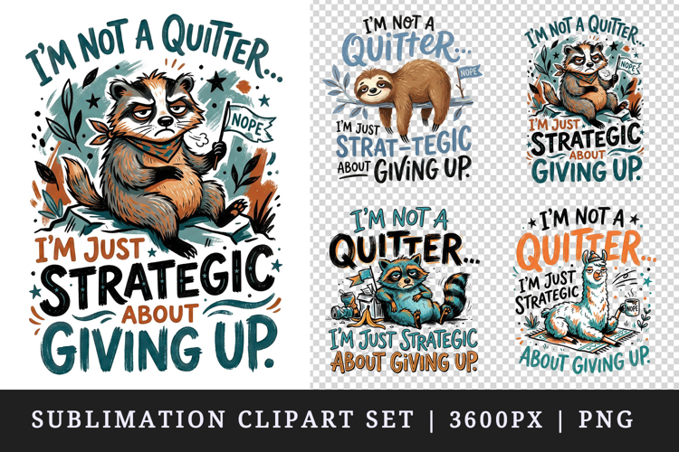 Sarcastic Quote clipart printable sublimation design png