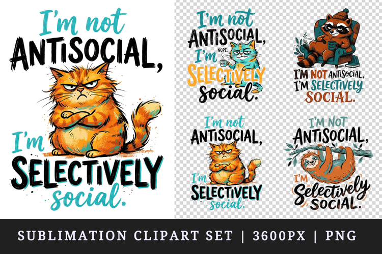 Sarcastic Quote clipart printable sublimation design png