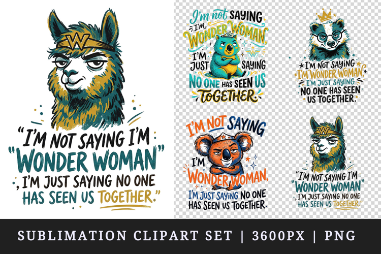 Sarcastic Quote clipart printable sublimation design png