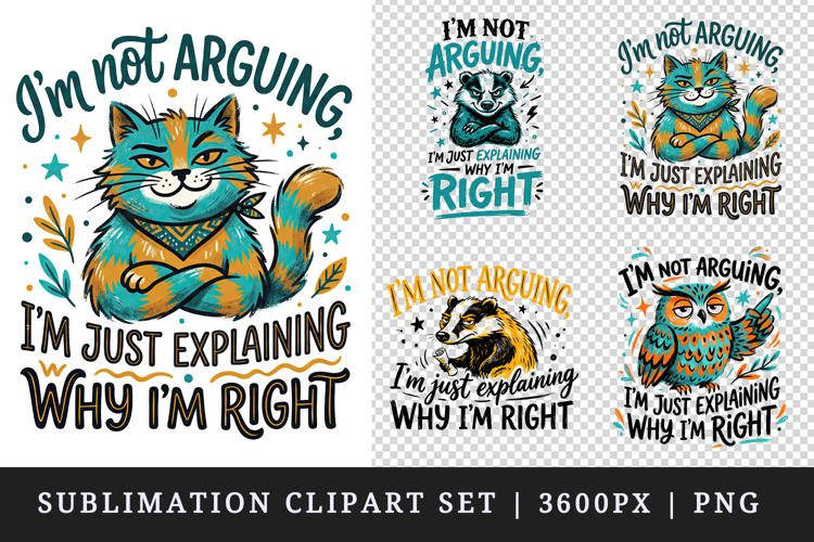 Sarcastic Quote clipart printable sublimation design png