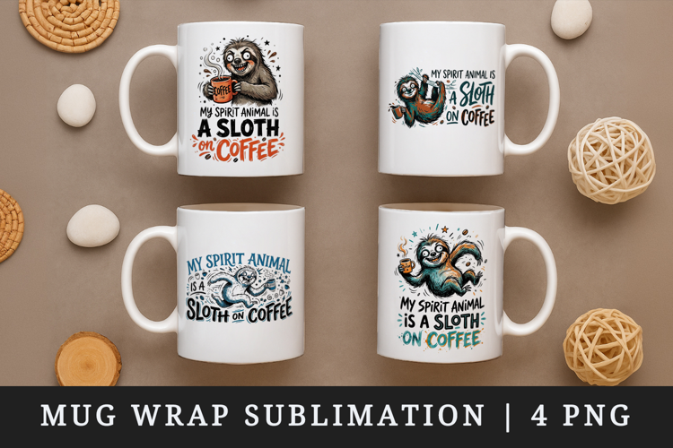 Sarcastic Quote mug wrap printable sublimation design