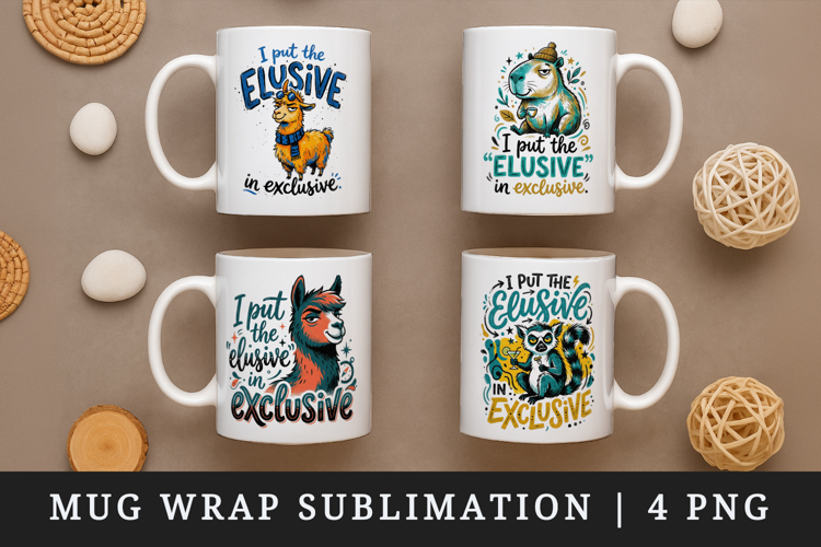 Sarcastic Quote mug wrap printable sublimation design
