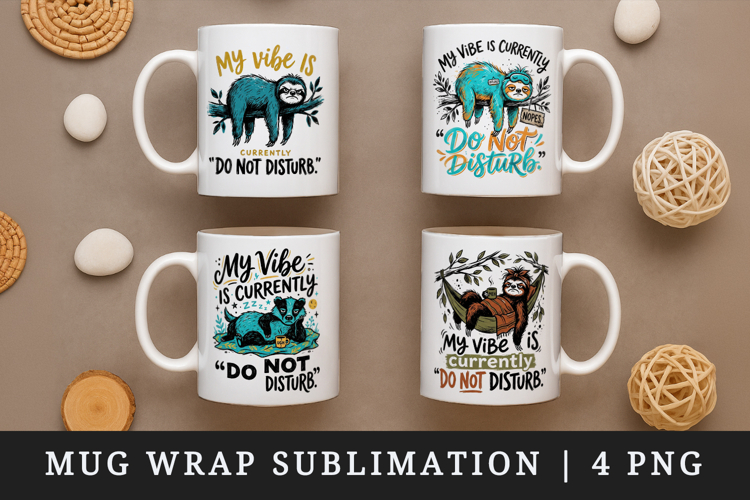 Sarcastic Quote mug wrap printable sublimation design