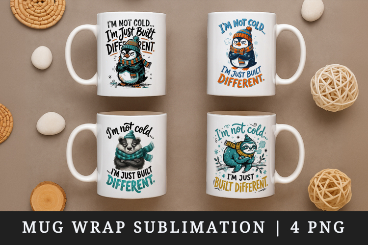 Sarcastic Quote mug wrap printable sublimation design