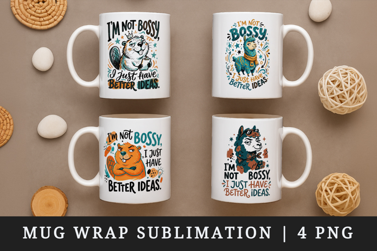 Sarcastic Quote mug wrap printable sublimation design