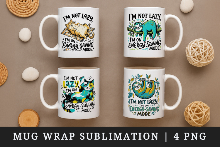 Sarcastic Quote mug wrap printable sublimation design