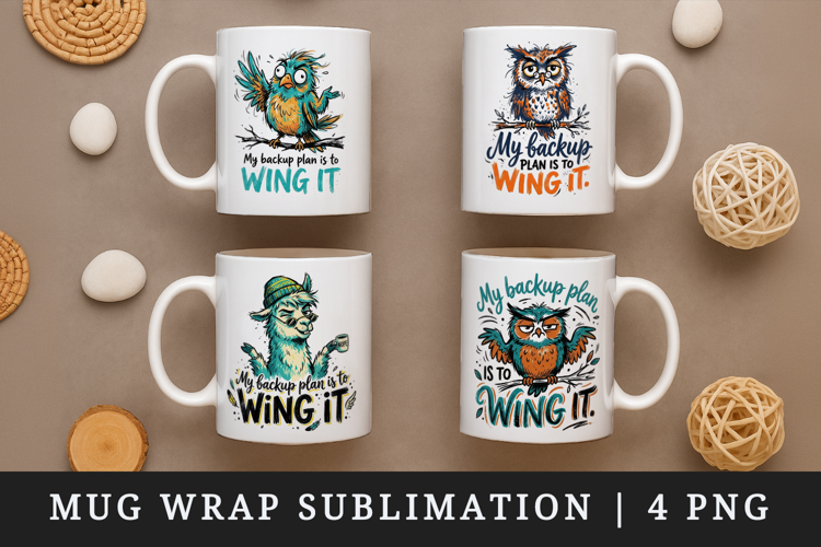 Sarcastic Quote mug wrap printable sublimation design